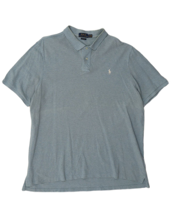 Мужская рубашка классического кроя Polo Ralph Lauren 2XL, синяя, хлопок