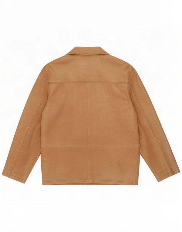 Мужская кожаная куртка David Moore UK 42 XL Brown Classic