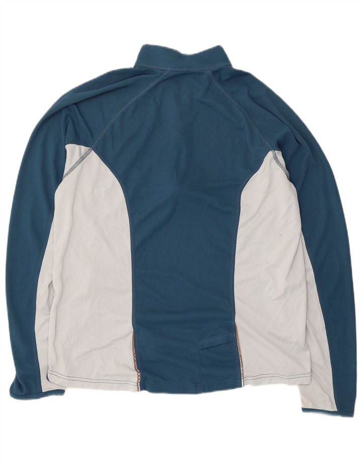 Женский спортивный пуловер Berghaus Top UK 14, большой синий цвет с цветными блоками