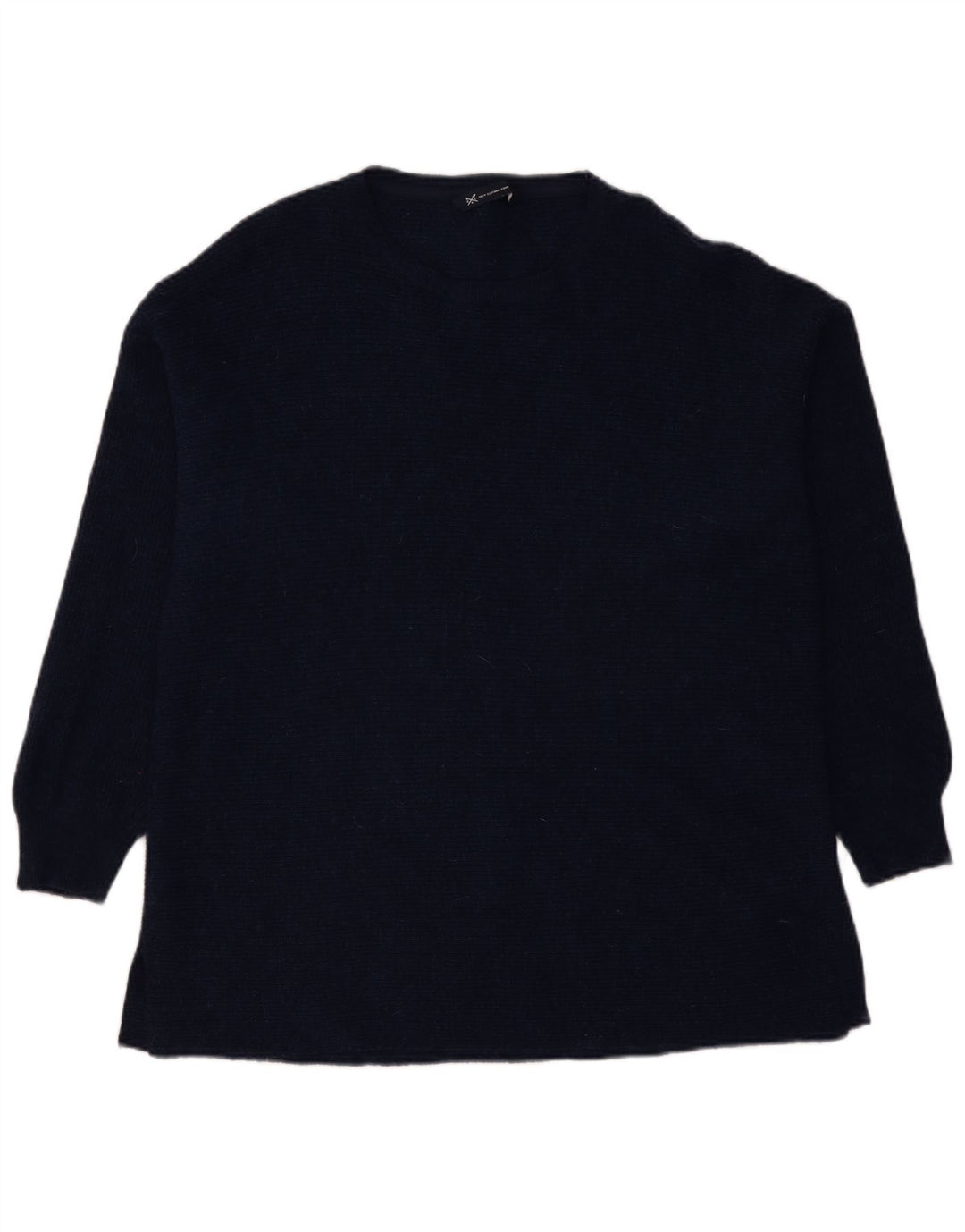 Crew Clothing Женский свободный джемпер с круглым вырезом, свитер UK 20 2XL, темно-синий