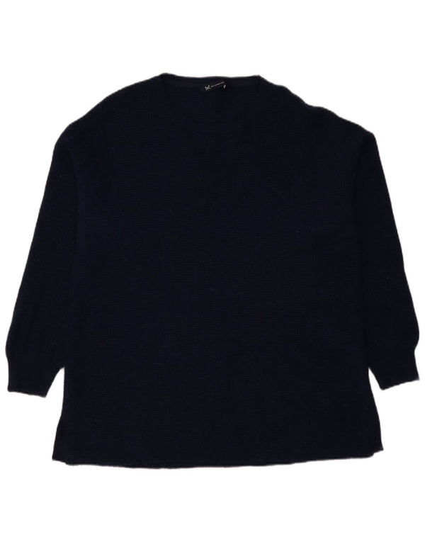 Crew Clothing Женский свободный джемпер с круглым вырезом, свитер UK 20 2XL, темно-синий