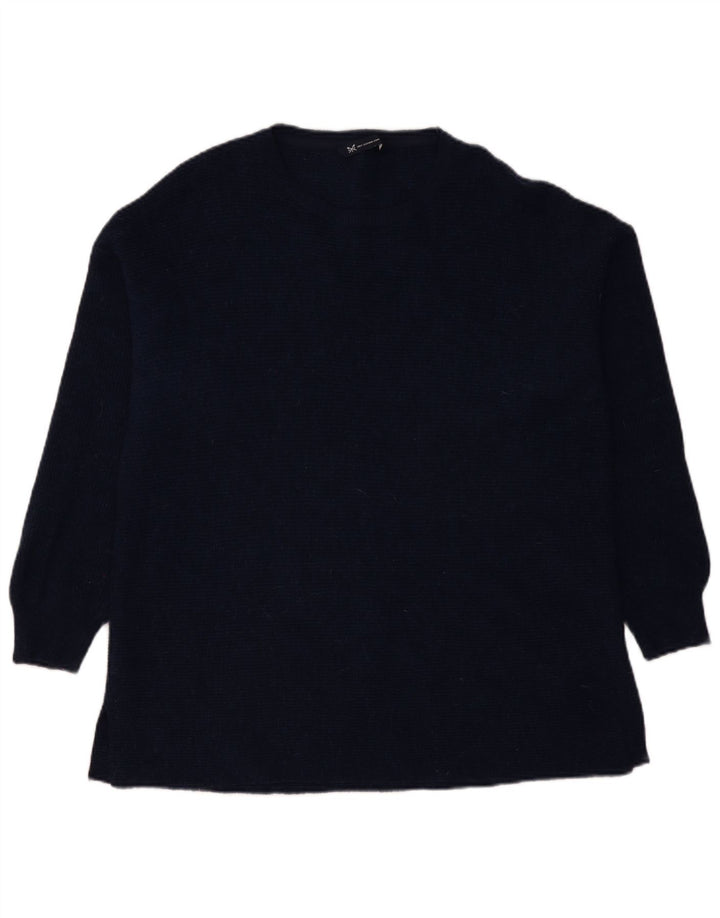 Crew Clothing Женский свободный джемпер с круглым вырезом, свитер UK 20 2XL, темно-синий