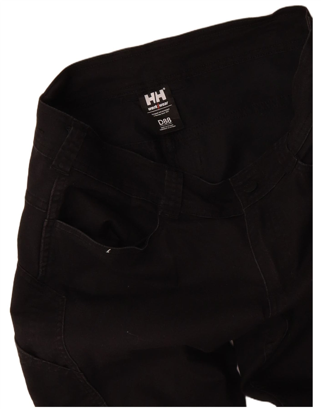 Мужские прямые брюки-карго Helly Hansen W32 L28, черные, хлопковые
