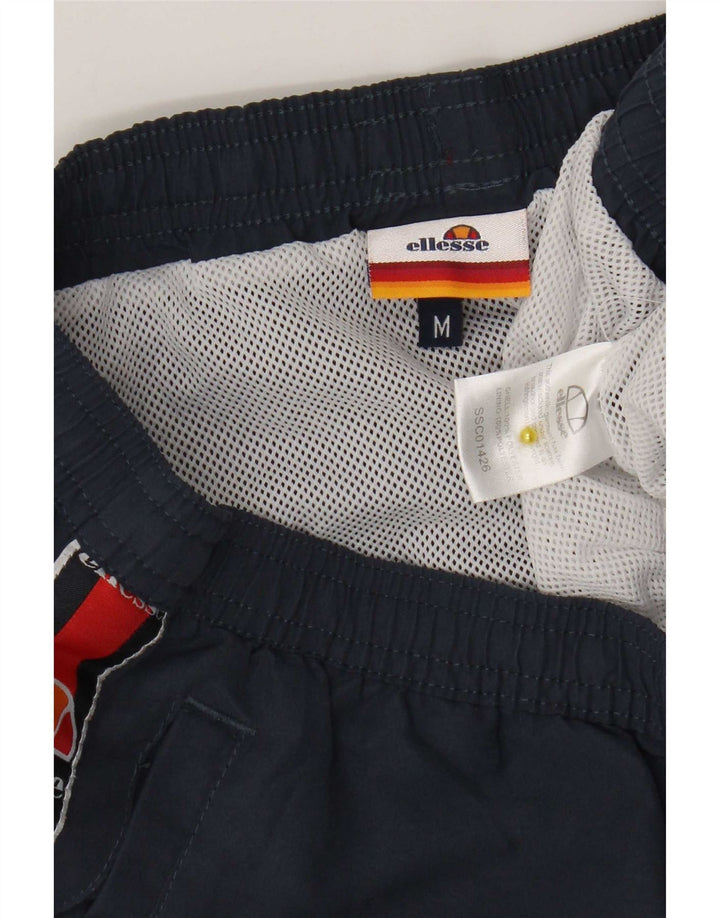 Мужские шорты для плавания Ellesse с рисунком, средние, темно-синие, с цветными блоками