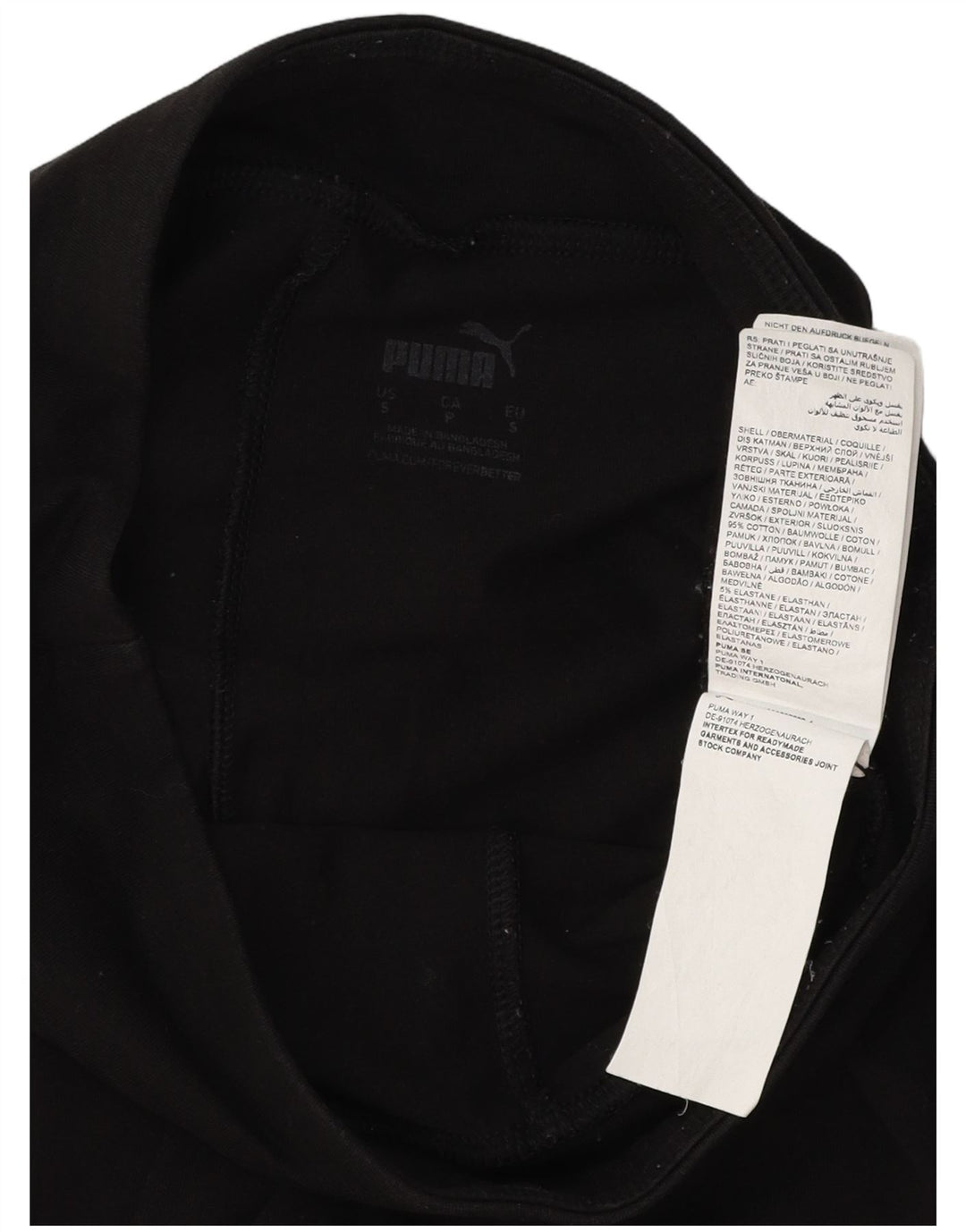 Женские леггинсы с рисунком PUMA UK 10, маленькие, черные, хлопковые