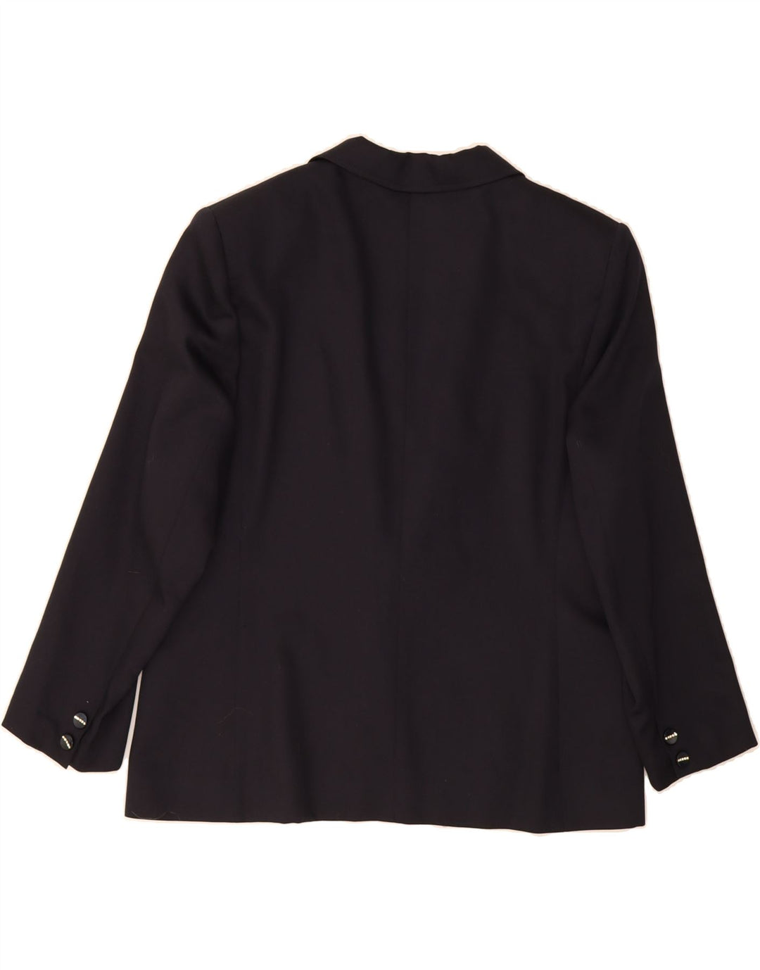 ROCCOBAROCCO Womens Blazer Jacket UK 18 XL Navy Blue Wool Vintage Roccobarocco and Second-Hand Roccobarocco from Messina Hembry 