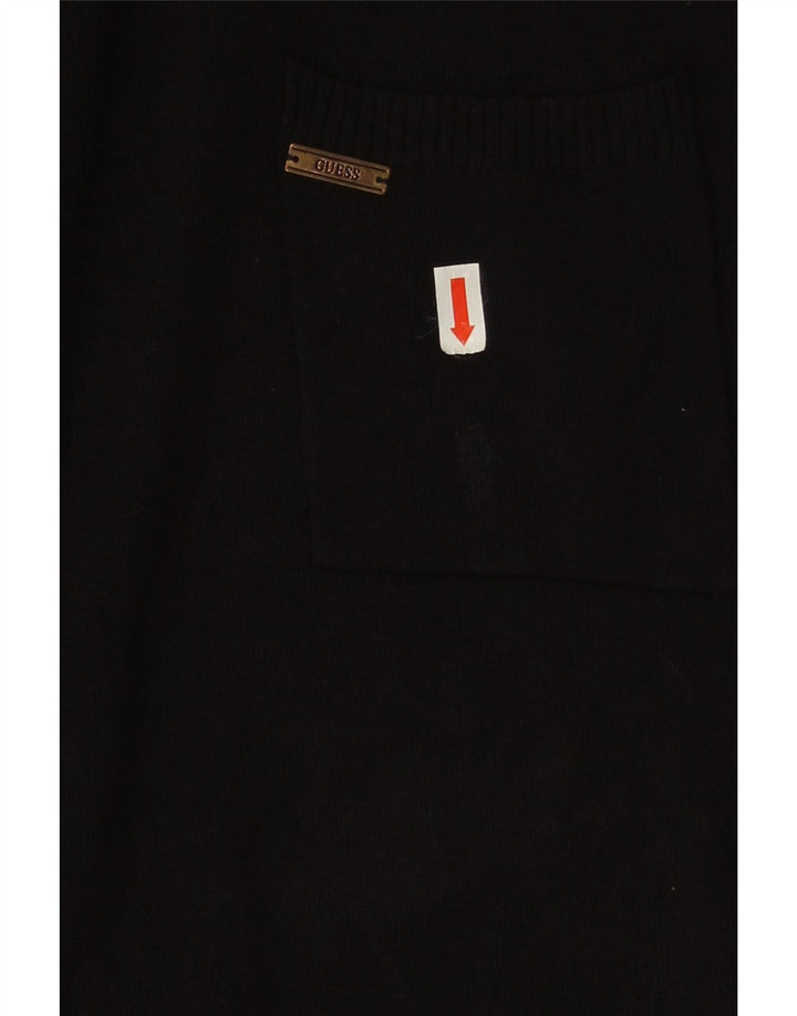 Женское платье-джемпер Guess UK 14, средний черный, вискоза