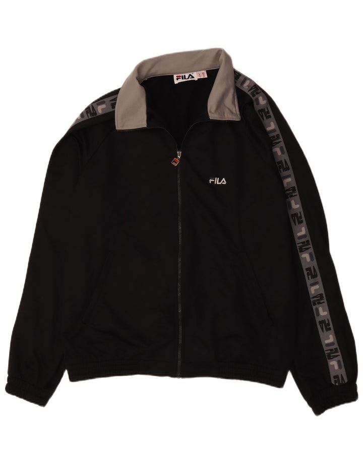 Fila Мужской спортивный костюм с графическим рисунком IT 50 Medium Black Colorblock