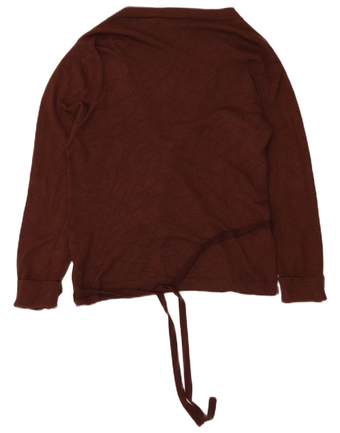 Женский кардиган с запахом Zara UK 12, средний коричневый вискоза
