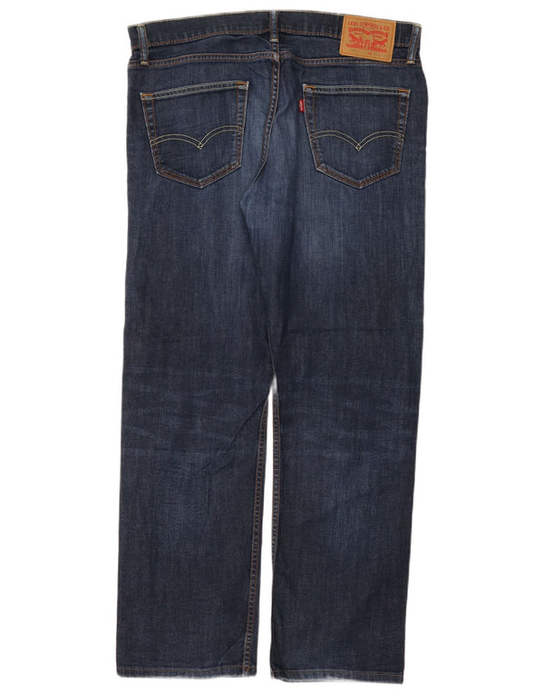 Женские прямые джинсы Levi's 504 W34 L32 синие, хлопок