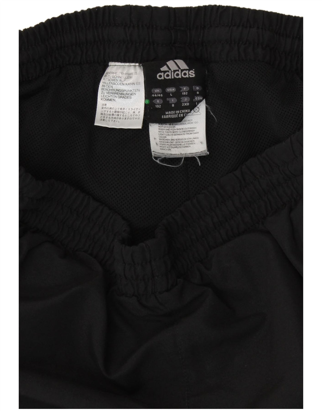 Мужские спортивные брюки ADIDAS Joggers UK 44/46, большие черные цветные блоки