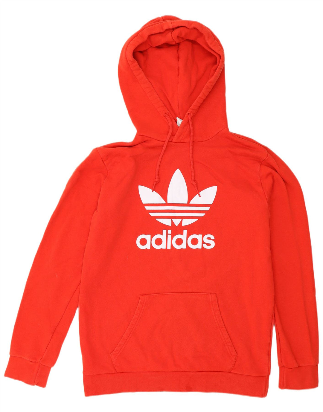 Мужской джемпер с капюшоном Adidas с рисунком, средний красный, хлопок
