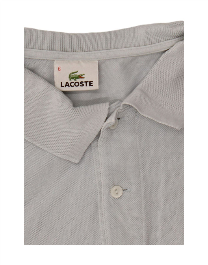 LACOSTE Mens Polo Shirt Size 6 XL Blue Cotton Vintage Lacoste and Second-Hand Lacoste from Messina Hembry 