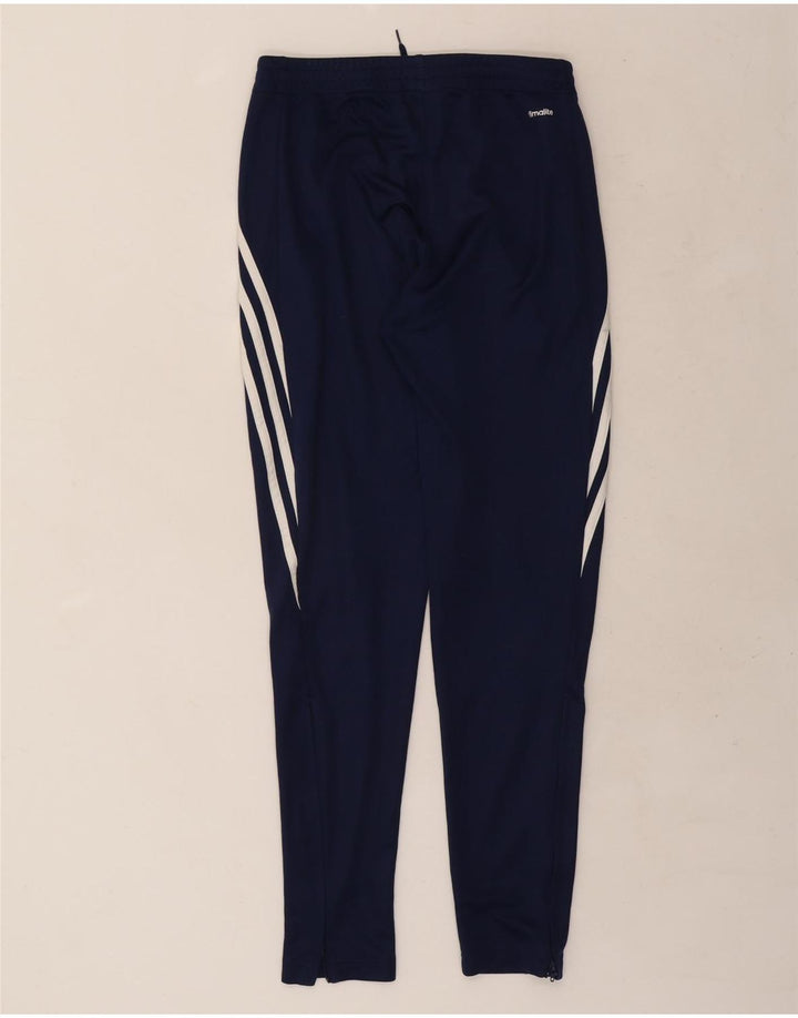 Мужские спортивные брюки Adidas Climalite, маленькие темно-синие, полиэстер