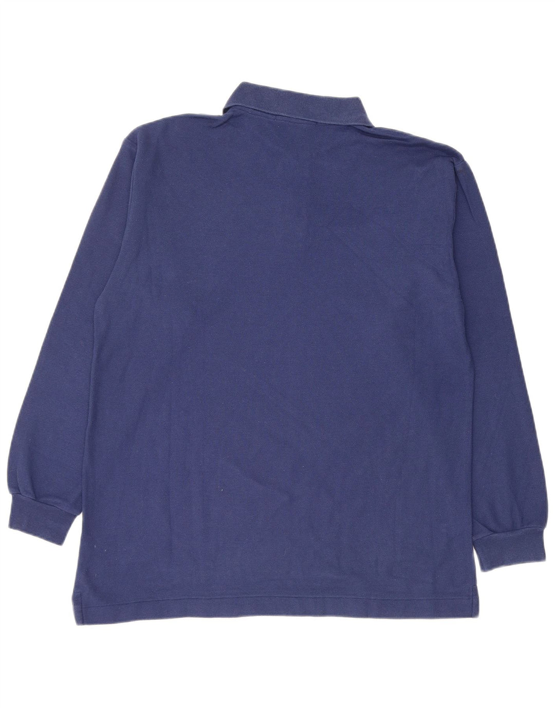 Мужская рубашка-поло FILA с длинным рукавом IT 48, средний темно-синий хлопок