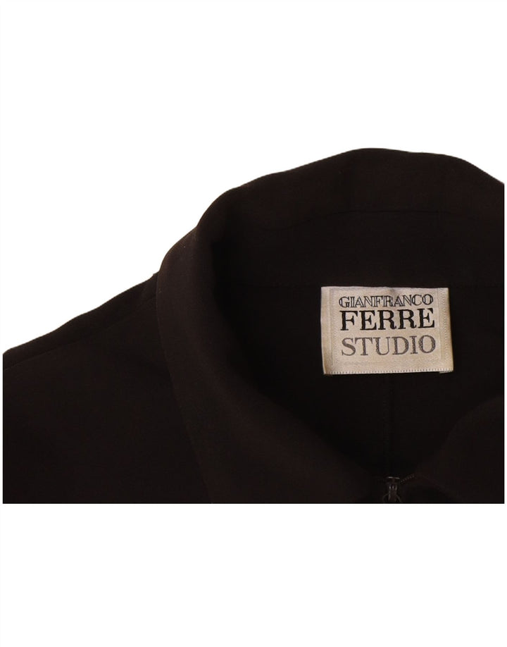 Женский укороченный бомбер Gianfranco Ferre UK 10, маленький черный