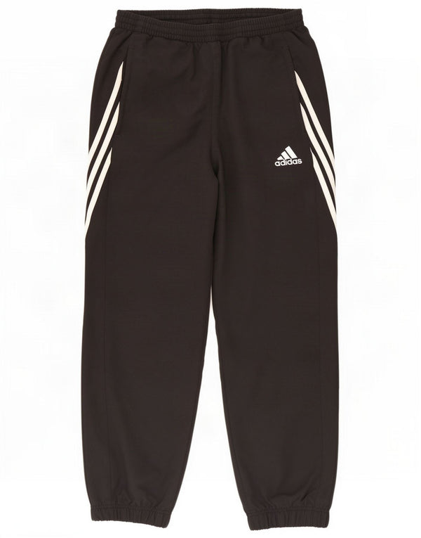 Adidas Mens Tracksuit Trousers Joggers Medium Black Polyester