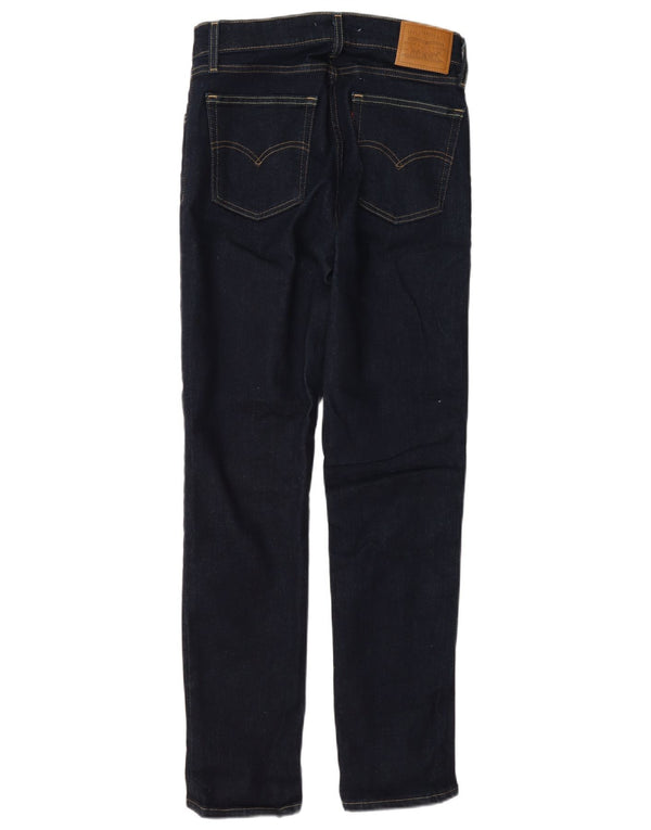 Женские прямые джинсы Levi's 724 с высокой посадкой W27 L30, темно-синий, хлопок