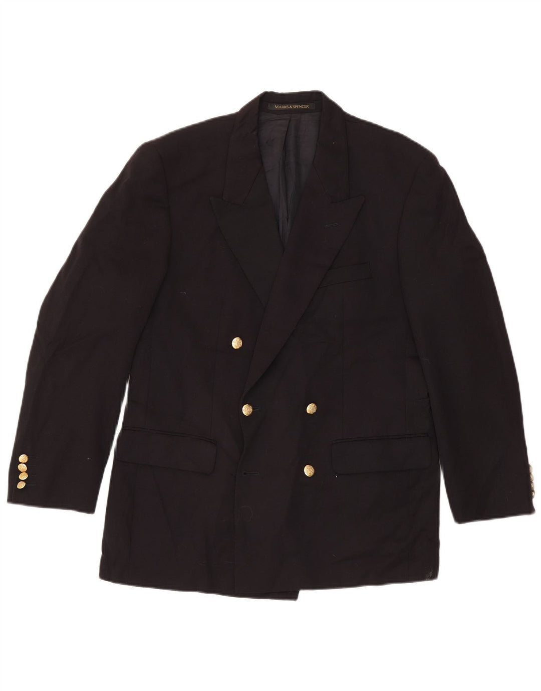 Мужской пиджак Marks & Spencer St. Michael, UK 40, средний, темно-синий