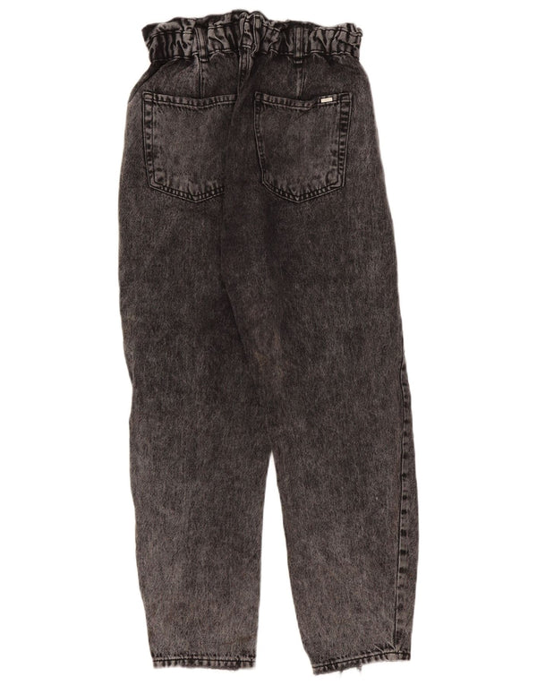 Женские свободные джинсы с высокой талией Zara EU 34 2XS W24 L24 Серые