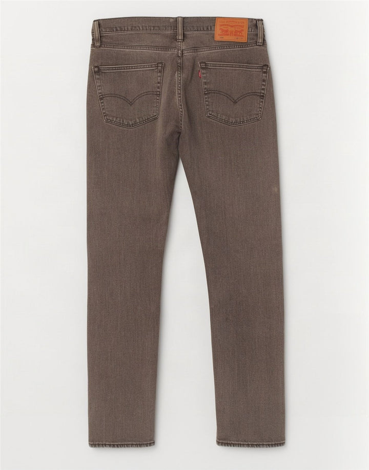 Мужские зауженные джинсы Levi's 502 W30 L32 Серые хлопковые