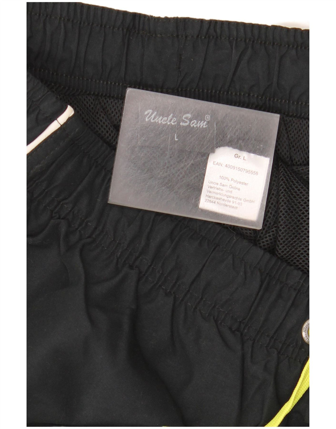 Мужские спортивные брюки с рисунком Uncle Sam, большие черные полиэстеровые брюки