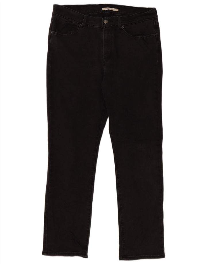 Женские классические прямые джинсы Levi's Classic Fit, США 10, большие W30 L30, черные