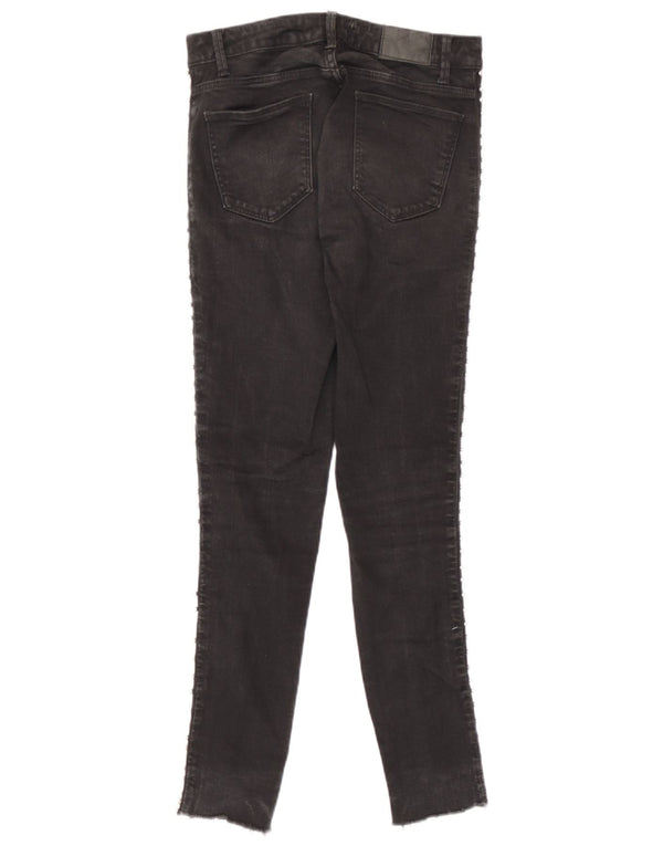 Женские джинсы скинни Zara EU 34 2XS W26 L27 Серые пятнистые