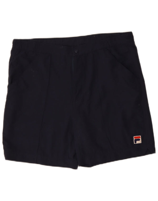 Мужские шорты чинос FILA White Line, большие W38, темно-синие, полиэстер