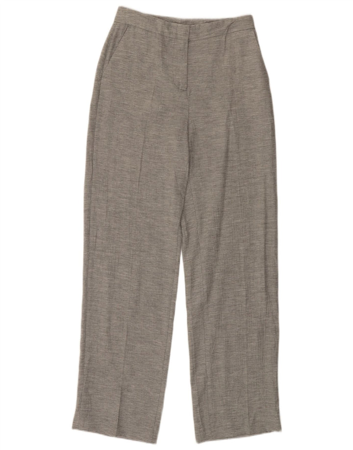 Женские прямые брюки чинос ZARA XS W27 L32 серые из вискозы