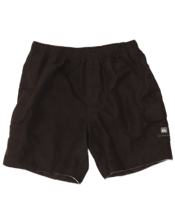 Мужские спортивные шорты-карго Quiksilver, средние черные