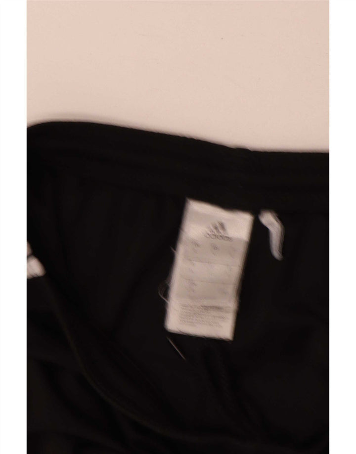 Мужские спортивные шорты Adidas Climalite, большие черные из полиэстера