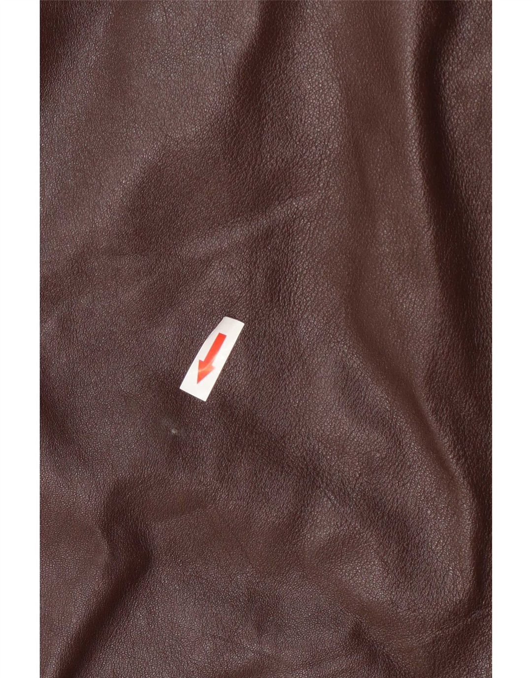 Винтажное женское кожаное пальто IT 48 XL бордовое