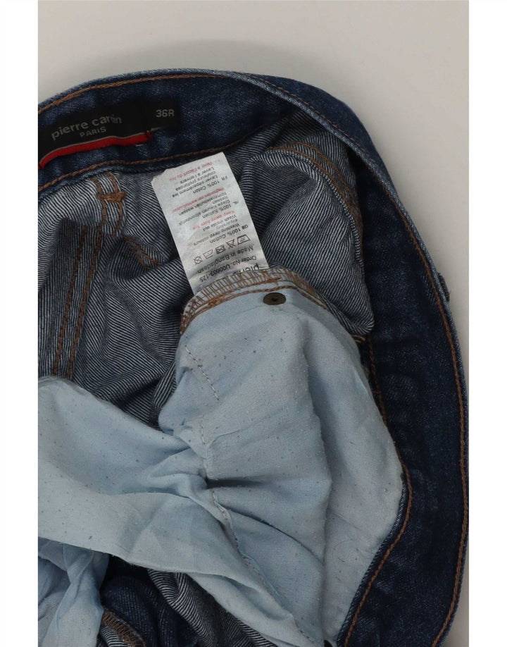 Мужские прямые джинсы Pierre Cardin W36 L32 синие, хлопок