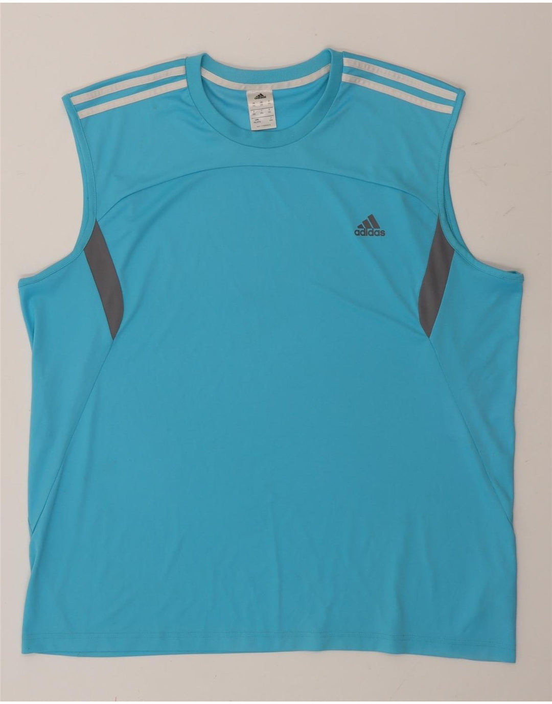 Мужской жилет Adidas Top 2XL Синий Полиэстер с цветными блоками