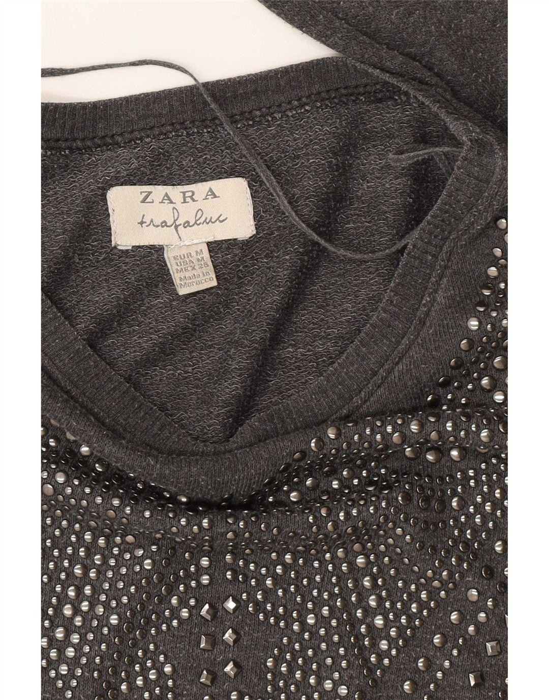 Женский свитер Zara Trafaluc UK 14, средний серый