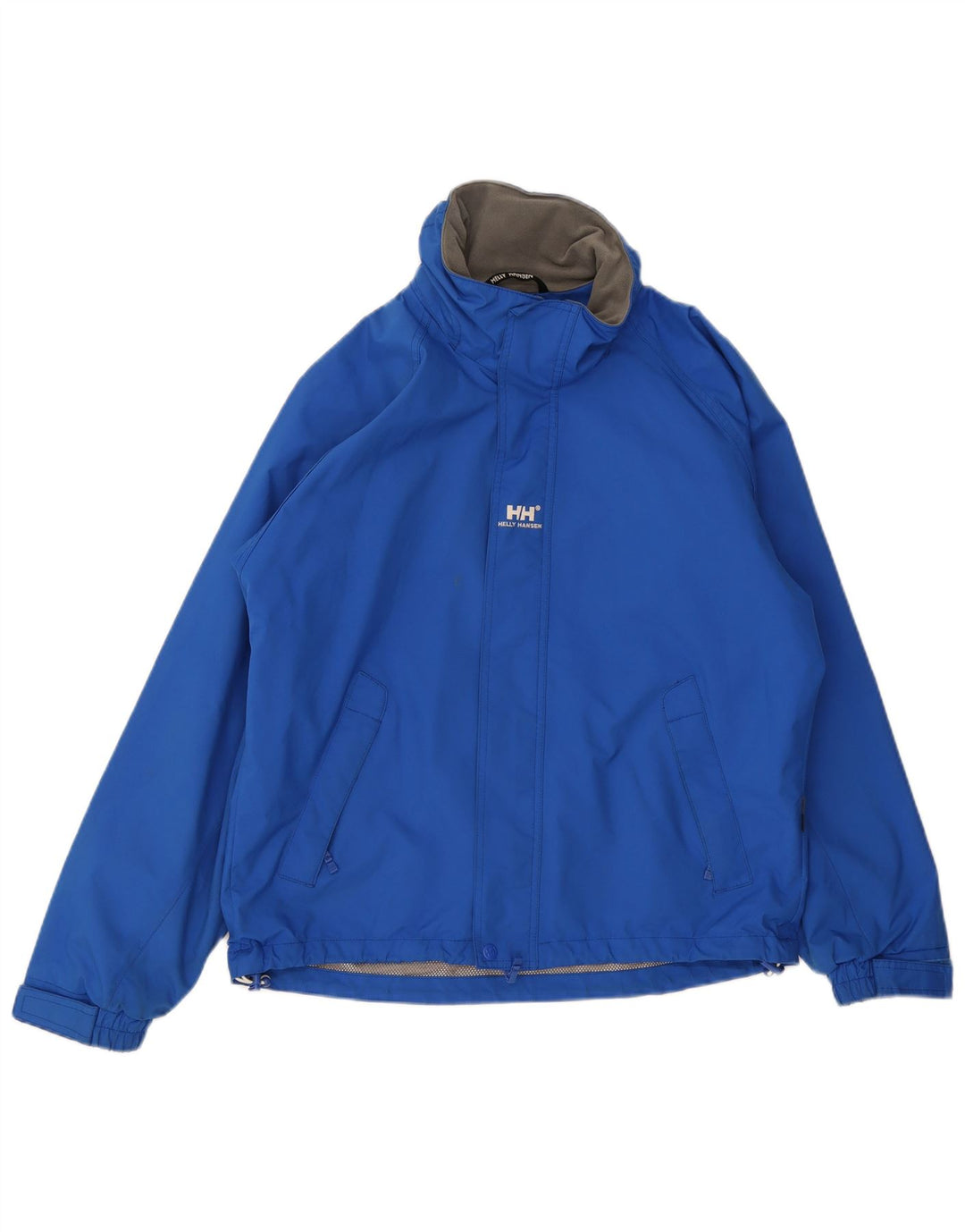 Мужская дождевик Helly Hansen UK 36, маленькая синяя спортивная из полиэстера