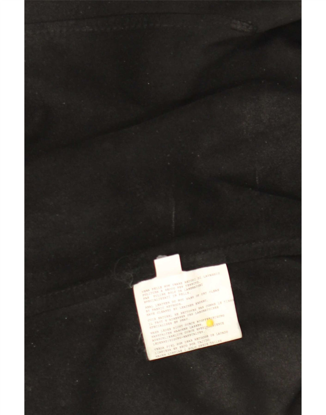 Винтажная женская кожаная рубашка IT 50 XL черная