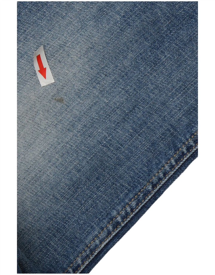Мужские потертые прямые джинсы Jack & Jones W32 L32, синий хлопок