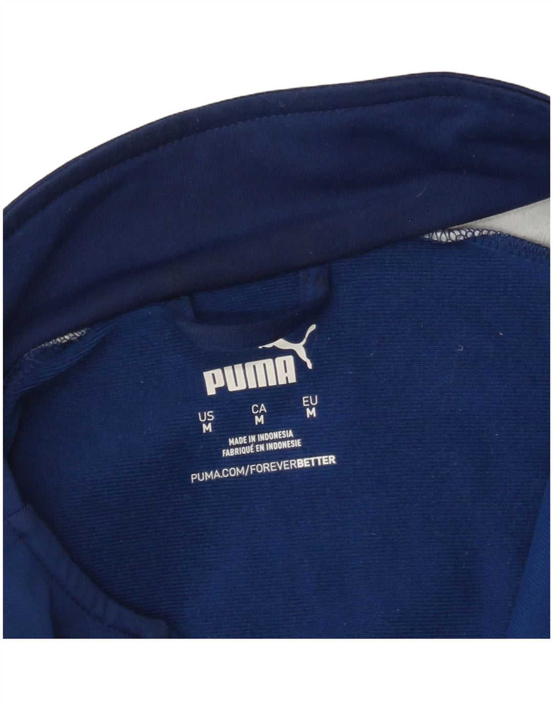 Мужской спортивный костюм Puma, верхняя куртка среднего синего цвета с цветными блоками