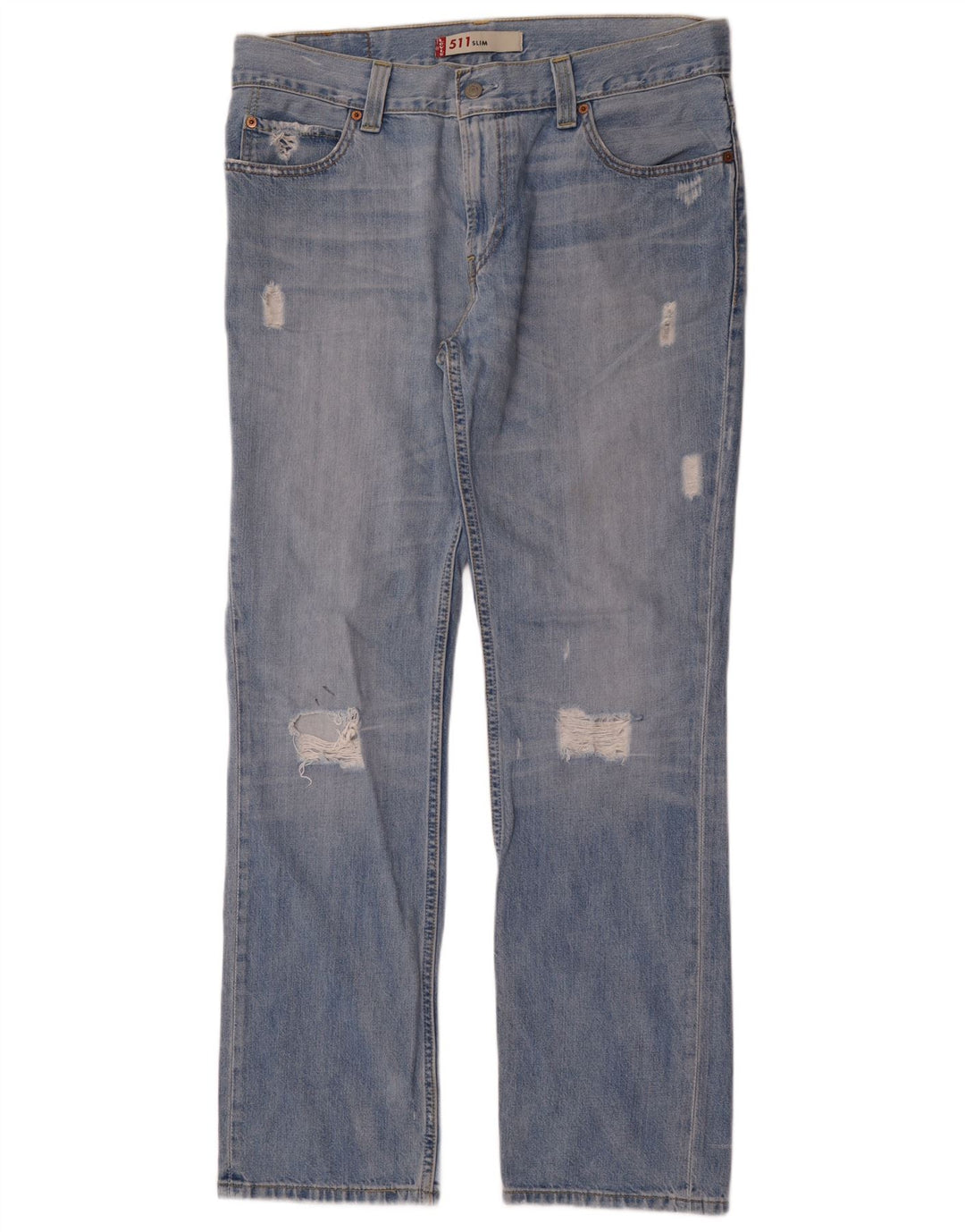 Мужские узкие джинсы Levi's 511 W38 L34 синие, хлопок