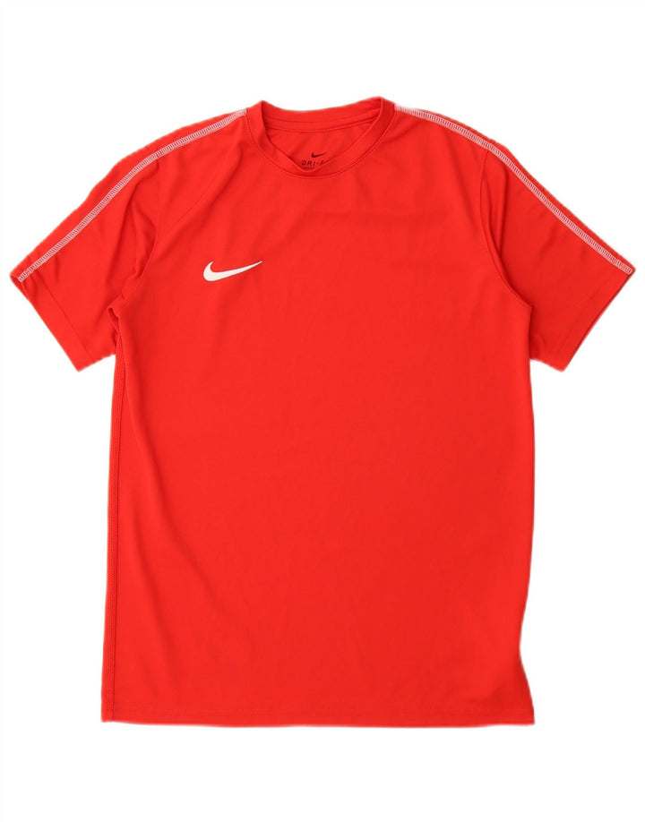 Футболка Nike Dri Fit для мальчиков, топ 13–14 лет, XL, красный полиэстер