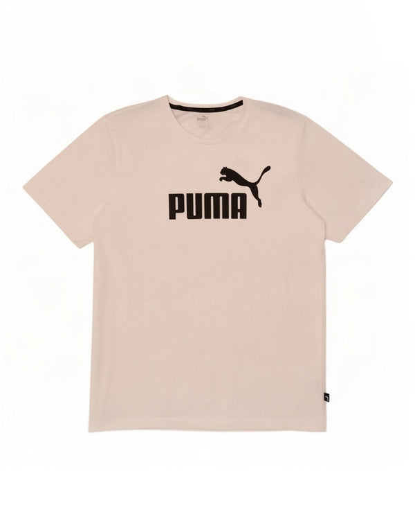 Мужская футболка с рисунком Puma Top XL белая
