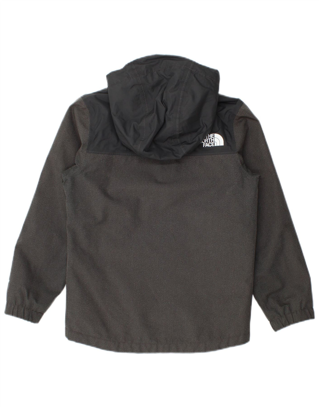 Ветровка The North Face для мальчиков 7–8 лет, маленькая серая с цветными блоками