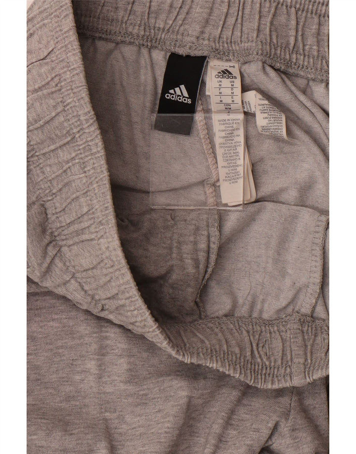 ADIDAS Mens Graphic Tracksuit Trousers Joggers Medium  Grey Cotton