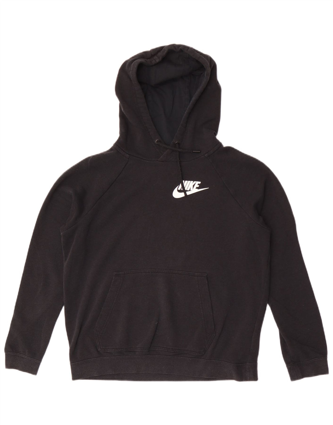 Женский джемпер с капюшоном Nike UK 14, средний черный, хлопок