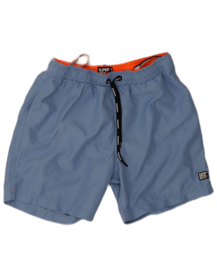 Мужские шорты для плавания Superdry, средний синий полиэстер