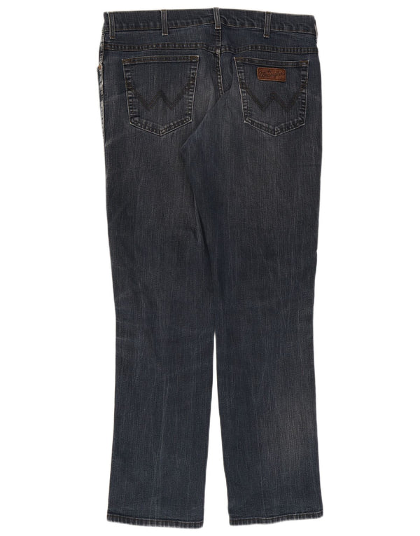 Мужские прямые джинсы Wrangler Texas Stretch W38 L34, темно-синий хлопок