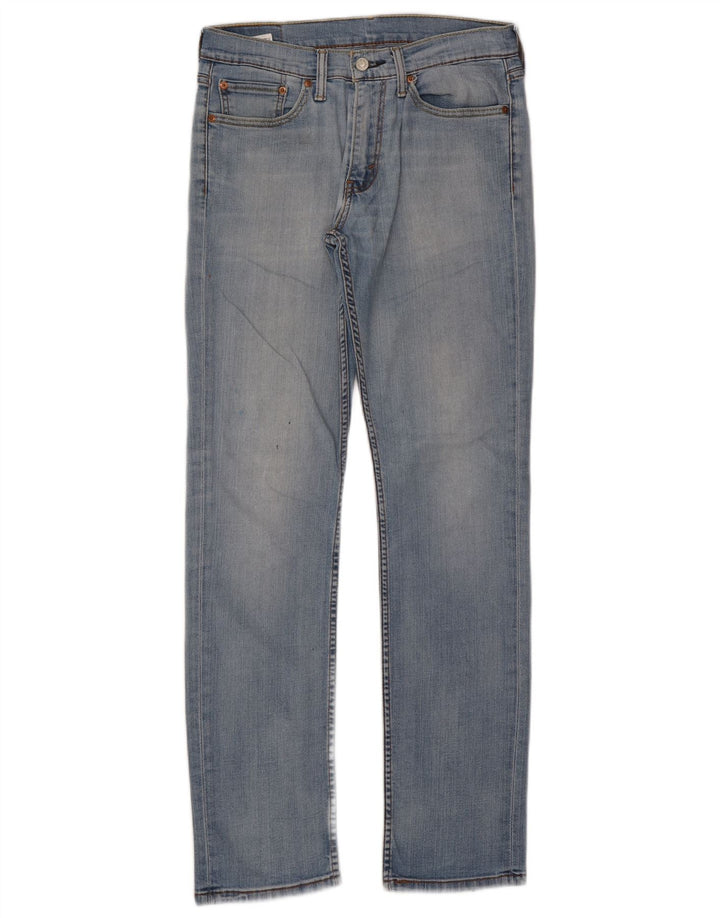 Мужские узкие джинсы Levi's W31 L34 синие, хлопок