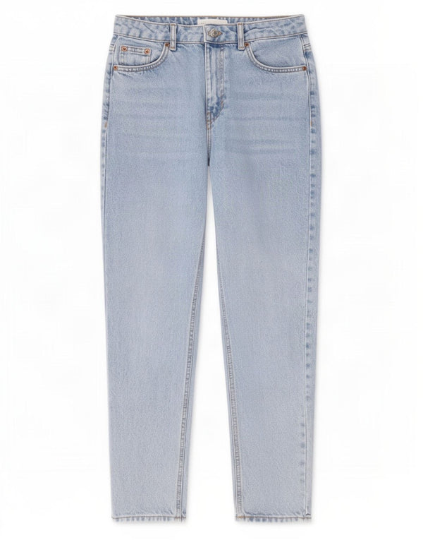 Женские зауженные джинсы Topshop для мам W28 L26, синий хлопок